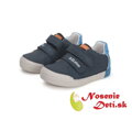 Chlapčenské prechodné kožené topánky D.D. Step Modré 068-41608