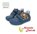 Barefoot chlapčenská prechodná obuv  DD Step topánky Modré Gepard 073-41369