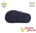Chlapčenské barefoot kožené prechodné topánky D. D. Step Royal Blue 073-42466