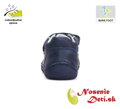 Chlapčenské barefoot kožené prechodné topánky D. D. Step Royal Blue 073-42466