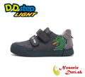 Chlapčenské blikajúce svietiace prechodné topánky D. D. Step Dark Grey Drak 068-51124