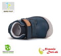 Chlapčenské barefoot kožené prechodné topánky D. D. Step Royal Blue 073-51761A