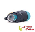 Chlapčenské prechodné kožené topánky D.D. Step Royal Blue Krokodíl 082-51541