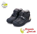 Chlapčenské prechodné kožené topánky D.D. Step Royal Blue 082-52202