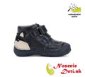 Chlapčenské prechodné kožené topánky D.D. Step Royal Blue 082-52202