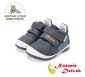 Chlapčenské kožené prechodné topánky D.D. Step 038-61324A Royal Blue