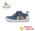 Chlapecké celoroční kožené boty tenisky D.D. Step 040-61252A Royal Blue