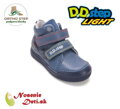 Chlapčenské blikajúce svietiace členkové topánky D. D. Step Royal Blue F1 068-62454A