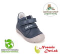 Chlapčenské prechodné kožené topánky D.D. Step Royal Blue 082-61125