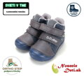 Chlapčenské zateplené kožené topánky D.D. Step Royal Blue Raketa 082-62203