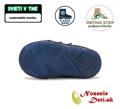 Chlapčenské zateplené kožené topánky D.D. Step Royal Blue Raketa 082-62203