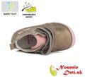 Dívčí barefoot kotníkové boty D.D.Step Bronze Liška 070-534. Vhodné pro normální/široká chodidla. Tyto boty mají vodoodpudivou povrchovou úpravu.