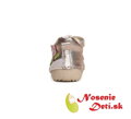 Barefoot alternativa obuv dívčí celoroční boty DD Step Champagne Kvítek 015-41540B