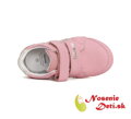 Dievčenské kožené  jarné jesenné topánky D.D. Step Ružové Kvietky 040-41475A