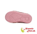 Dievčenské kožené  jarné jesenné topánky D.D. Step Ružové Kvietky 040-41475A