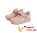 Dievčenské celoročné kožené topánky D.D. Step Ružové Kométa 050-41607
