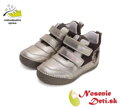 Dievčenské členkové jarné jesenné topánky D.D. Step Champagne Kvietok 050-42500