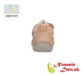 Barefoot dievčenská obuv D.D. Step topánky Cream 063-41948C