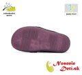 Dievčenské barefoot členkové prechodné topánky D.D. Step  Vínové 063-42517