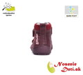 Dievčenské barefoot členkové prechodné topánky D.D. Step  Vínové 063-42517