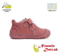 Dievčenské barefoot prechodné topánky D. D. Step Dark Pink 073-42466B