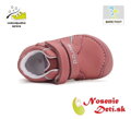 Dievčenské barefoot prechodné topánky D. D. Step Dark Pink 073-42466B