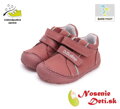 Dievčenské barefoot prechodné topánky D. D. Step Dark Pink 073-42466B