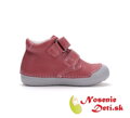 Dievčenské prechodné topánky D. D. Step Raspberry Kvetinky 066-52842B