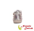 Dievčenské prechodné topánky D. D. Step Cream Motýle 066-51151A