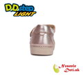 Dievčenská blikajúca obuv D.D. Step svietiace topánky Cream Dúha 068-51865B
