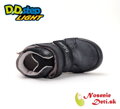 Dievčenská blikajúca obuv D.D. Step svietiace topánky Black Unicorn 068-52459B