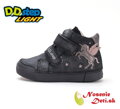 Dievčenská blikajúca obuv D.D. Step svietiace topánky Black Unicorn 068-52459B