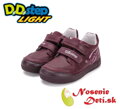 Dievčenská blikajúca obuv D.D. Step svietiace topánky Raspberry 068-52695B