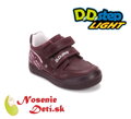 Dievčenská blikajúca obuv D.D. Step svietiace topánky Raspberry 068-52695B