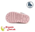 Dievčenské zateplené kožené topánky D.D. Step Strieborné 071-52810