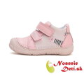 Dievčenské prechodné kožené topánky D.D. Step Pink Labka 082-51505