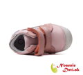 Dievčenské prechodné kožené topánky D.D. Step Baby Pink Srdiečka 082-51834A
