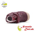 Dievčenské prechodné kožené topánky D.D. Step Violet Vínové 082-52873A