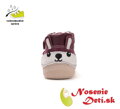 Dievčenské prechodné kožené topánky D.D. Step Violet Vínové 082-52873A