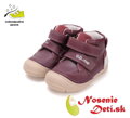 Dievčenské prechodné kožené topánky D.D. Step Violet Vínové 082-52873A