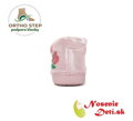 Dívčí celoroční kožené boty D. D. Step Rose Gold Srdíčko 066-61412A