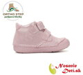 Dívčí celoroční kožené boty D. D. Step Rose Gold Srdíčko 066-61412A