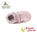 Dívčí celoroční kožené boty D. D. Step Rose Gold Srdíčko 066-61412A