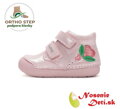 Dívčí celoroční kožené boty D. D. Step Rose Gold Srdíčko 066-61412A