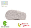 Detské barefoot jarné jesenné kožené topánky D. D. Step 073-61950F Cream