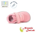 Dievčenské barefoot sieťované tenisky D. D. Step F093-61936C Baby Pink