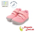 Dievčenské barefoot sieťované tenisky D. D. Step F093-61936C Baby Pink
