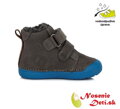 Detské zimné topánky alternatíva barefoot DD Step Šedé Veverička reflexné 066-852A
