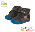 Detské zimné topánky alternatíva barefoot DD Step Šedé Veverička reflexné 066-852A