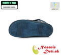 Chlapecké barefoot zimní boty DD Step Modré Bagr 063-321A